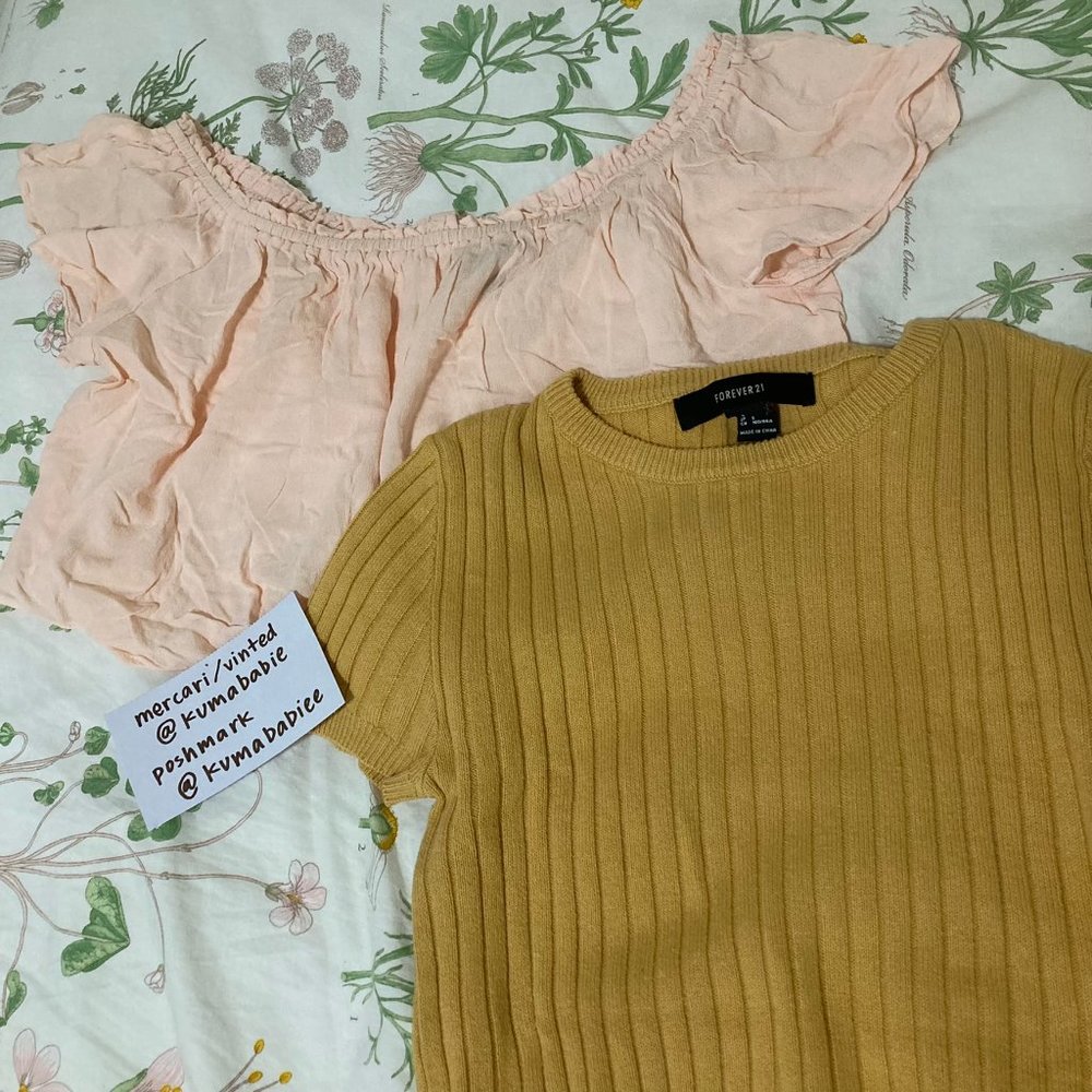 forever 21 - set of 2 crop tops